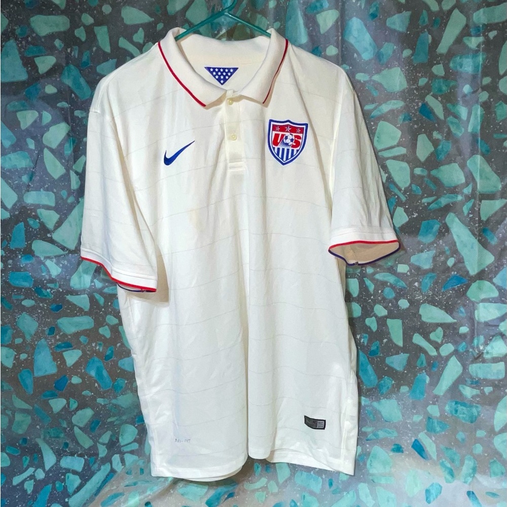 Nike Men’s U.S. Soccer Polo Dri-Fit PREOWNED
